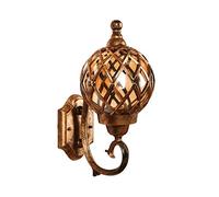 ISCBAFYX Appliques murales Appliques en Aluminium Lanterne Murale extérieure en Verre étanche Industriel antirouille Support de Porte de éclairage Mural Applique Murale