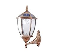 ISCBAFYX Appliques murales Appliques Luminosité Dimmable Timing Intelligent IP54 Lumières extérieures étanches Lampe Solaire LED Lanterne en Verre extérieure Éclairage Solaire Clôture de Applique