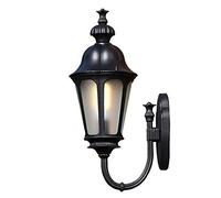 ISCBAFYX Appliques murales Appliques murales adaptées aux Cours, Villas, Parcs, Places, luminaires de Porche étanches pour Lampe résidentielle de Garage, Lanterne Murale extérieure avec capteur du