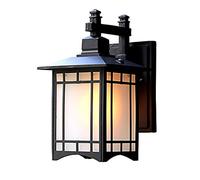 ISCBAFYX Appliques murales Appliques murales extérieures étanches Lumière de Patio Fixtur Applique Murale extérieure rétro Petite Lanterne Murale extérieure Lampe Solaire du crépuscule à l'aube