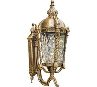 ISCBAFYX Appliques murales d'extérieur en Aluminium métal, étanche, lumière, Lampe Murale rétro en Verre, Lanterne de pour Patio, Cour, Porche, luminaires d'éclairage