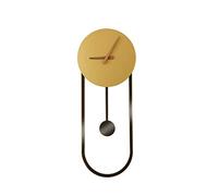 ISCBAFYX Appliques murales d'horloge à LED, Lampe d'horloge Murale à lumière Blanche Chaude créative d'intérieur en métal adaptée au Salon, à la Chambre à Coucher au Bureau [Classe