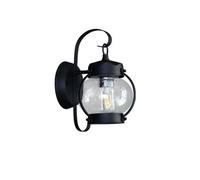 ISCBAFYX Appliques murales Éclairage de Porche extérieur Lampes de décoration Murale extérieure Lanterne extérieure Applique Murale avec lumière LED Lampe Noire étanche pour Porche Villas Cour