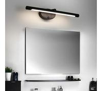 ISCBAFYX Appliques murales industrielles à 2 lumières en métal Verre pour Salle de Bain, Coiffeuse, armoires à Miroir, Coiffeuse, Salon, Porche pour Chambre à Coucher (A)