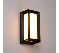 ISCBAFYX Appliques murales IP65 Applique Murale Porche lumière Industrielle éclairage Mural extérieur pour Patio étanche Noir extérieur