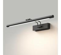 ISCBAFYX Appliques murales LED pour Salle de Bain, vanité, Miroir, Armoire, éclairage Mural sur Miroir, Lampes d'affichage d'œuvres d'art réglables (foncé, 40 cm)