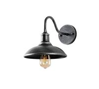 ISCBAFYX Appliques murales Rondes étanches Style Lanterne Murale E27 rétro Style Industriel Appliques murales éclairage extérieur Fer Art Applique Murale Compatible avec Balcon Couloir Applique