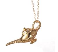 ISCBAFYX Bijoux présente Mode Bricolage de fées Aladdin Magic Lamp Charm Pendant Collier Bulbe Collier Lighthouse for Men Women Women