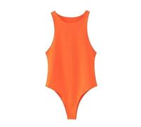 ISCBAFYX Body String sans Manches à col Sexy pour Femmes, Shapewear pour Femmes, contrôle du Ventre, Body Shapewear pour Sortir