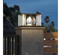 ISCBAFYX Bollard Lights Outdoo Borne d'éclairage extérieure étanche, éclairage LED Colonne Lampe Allée Allée Paysage Lumière Logement Décoration Pilier Lanterne