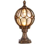 ISCBAFYX Bornes Lumineuses d'extérieur Globe Classique pour extérieur de Porche de, Lampe à Colonne de Style Traditionnel Victoria, luminaire de Paysage Rustique
