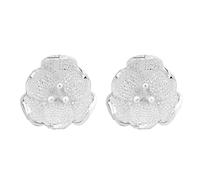 ISCBAFYX Boucles d'oreilles pour Filles, Boucles d'oreilles à Fleurs Vintage, Boucles d'oreilles à Tige pour Femmes, Boucles d'oreilles à Aiguille S925, littérature Classique Art,