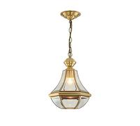 ISCBAFYX Chandelier à Lustre en métal Traditionnel Pendre réglable Léger Luxury Verre Droplight Plafond E27 Hanging Restaurant Cafe Bar Suspension Pendante Lights Fixtures