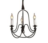 ISCBAFYX Chandelier Traditionnel Noir E14 Chandelier Lampe de Style Nordique avec des lumières suspensives Vintage Jane Europe