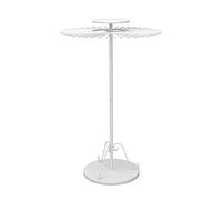ISCBAFYX Cintre Roulant en métal, Support de Rangement pour écharpe, présentoir au Sol, Organisateur de Serviettes, éères permettant de Gagner de l'espace