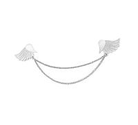 ISCBAFYX Collier Charmes Lily of Valley Flapper Femmes Broques et Ailes de fée Épingles de Grenouille Vertes pour Broche Broche Pin Angel Wing Collier
