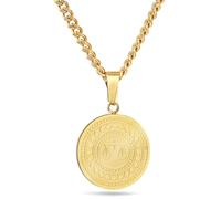 ISCBAFYX Collier Mignon Pendentif chaîne Hommes Femmes Bijoux Hiphop Hommes Femmes Justice d'équilibrage échelle Colliers pendents chaînes -Color