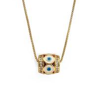 ISCBAFYX Collier Pendentif chaîne Hommes Femmes Bijoux coloré Huile d'huile diabolique Pendentif Collier Collier pour Femmes Filles 9