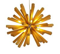 ISCBAFYX Compilation de Lustre en Bois Massif