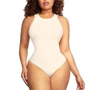 ISCBAFYX Corps sans Couture de la Femme Sculpting Shaper Tummy Control Bodysuit Shapewear Raceback Thong Snap