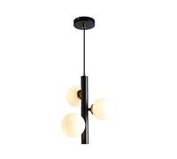 ISCBAFYX Création Creative Simple Modern Vintage Retro Glass Restaurant Chandelier Postmodern Pendant Light E27 Edison Dining Table Art de lit Éclairage Suspendu Couleur: B