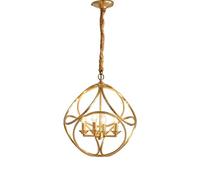 ISCBAFYX Créativité Nordique Traditionnelle 4-têtes Nordic Pure Round Pendant Restaurant Droplight Finish Finis