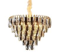 ISCBAFYX Éclairage de Lustre à Goutte de Pluie K9 Crystal Traditional Plafon du Plafond Pilation Pendante pour Salle à Manger Salle de Bain Salon de Salle de Bain décor décor