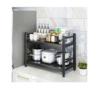 ISCBAFYX Éère de Cuisine Peu encombrante, éère de Rangement sur Pied pour Cuisine, Salle de Bain Bureau, Regal FüR Arbeitsplatte KüChe, 50x25x60CM, Polyvalente pour la Maison Le Bureau