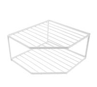 ISCBAFYX Éère de Rangement Blanche pour ustensiles de Cuisine - Éère d'angle pour comptoir de Cuisine Rangement dans Les armoires - Solution de Rangement multifonctionnelle pour casseroles