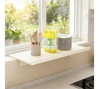 ISCBAFYX Éère de Rebord de fenêtre magnétique Extra Large sans perçage, rallonge de comptoir en Acier au Carbone avec Garde-Corps pour Cuisine, Salle de Bain Bureau - Idéal pour Les Plantes Les