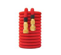 ISCBAFYX Enrouleur de Tuyau d'arrosage Haute Pression, Tuyau d'arrosage avec injecteur d'eau Extensible, pulvérisateur Magique, Irrigation, Pistolet de Lavage de Voiture, Conduite