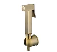 ISCBAFYX Ensemble de Douche à pulvérisation de Bidet à Main en Laiton Bronze Antique, pulvérisateur en cuivre, Robinet de Toilette Lanos, lavabo BD123 (Ensemble b)