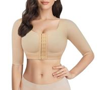 ISCBAFYX Femmes Post Chirurgie Bras Lipo Compression Manches Fermeture Avant Shapewear Soutien-Gorge Réservoir Correcteur Hauts