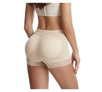 ISCBAFYX Femmes sans Couture Bout à Bout Shapewear contrôle du Ventre Culotte rembourrée rehausseur de Hanche Short de Corps Faux Slips de Fesse