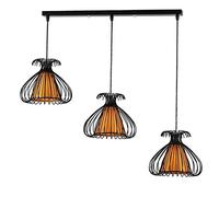 ISCBAFYX Iron de Mode Traditionnel Plus en Tissu Bar Cafe Décoration Chandelier Chandeliers Plafond Loucles , Room Duamor Lightture Farmhouse Lights Filtres Plafonnier