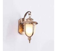 ISCBAFYX Lampes murales Appliques de étanche extérieure vers Le Bas lumière rétro en Aluminium Balcon allée LED Applique Externe étanche à la Pluie avec raccord de lumière (OneColor)