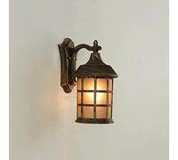 ISCBAFYX Lampes murales Appliques de étanche Industrielle antirouille en Aluminium moulé sous Pression Lanterne Murale extérieure Applique Lumineuse Patio Communauté Décor Luminaire (OneColor)