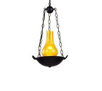 ISCBAFYX méditerranéenne Traditionnelle Lanterne à de kérosène Lights Chandelier Droplight Nostalgic Vintage Creative Personality Single Head of Edison Pendant Lampe Plafond Light du Sud-Est Asie