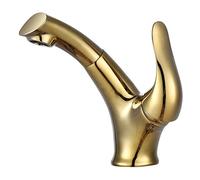 ISCBAFYX Mélangeurs de robinets d'évier de Salle de Bains, Robinet de Cuisine avec mélangeur de lavabo extractible avec robinets de Douche pour lavabo de Salle de Bains, Cuisine chromée