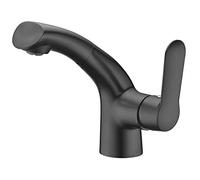 ISCBAFYX Mélangeurs de robinets d'évier de Salle de Bains, Robinet de Cuisine avec mélangeur de lavabo extractible avec robinets de Douche pour lavabo de Salle de Bains, Cuisine chromée