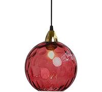 ISCBAFYX Nordic Style Stained Glass Pendant Light 20 cm (7.8 inches) Creative Diameter Chandelier Handmade Blown Hanging Lamp Ideal for Home Decoration