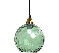 ISCBAFYX Nordic Style Stained Glass Pendant Light 20cm / 7.8in Creative Chandelier Hanging Lamp HandBlown Decor for Home Cozy Lighting Solution