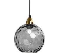 ISCBAFYX Nordic Style Stained Glass Pendant Light 20cm / 7.8in Creative Diameter Hanging Lamp HandBlown Chandelier for Home Decor