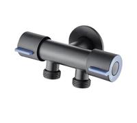 ISCBAFYX Pistolet de pulvérisation en Acier Inoxydable 304, Ensemble de pulvérisateur de Bidet à Main, buse de Robinet de Toilette autonettoyante (Valve Noire)