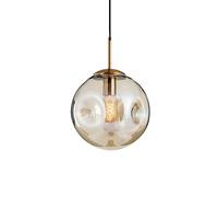 ISCBAFYX Plafonnier encastré de Style Minimaliste américain, Abat-Jour Suspendu en vitrail, de Plafond à tête Unique de Base E27, Lampe Suspendue de Couloir de Salon de Salle de réunion