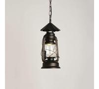 ISCBAFYX Plafonnier, extérieur rétro Lampe loft Lanterne en Verre entrepôt Porche Suspension E27 décoration café Balcon éclairage Suspendu