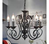 ISCBAFYX Plafonnier Multi-lumières de Style Industriel rétro, de créativité pour escalier, Grand Pendentif Minimaliste pour Salon, Maison Duplex