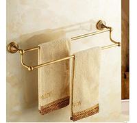 ISCBAFYX Porte-Serviettes, Ensemble de Serviettes pliées en cuivre Antique, Porte-Serviettes de Salle de Bains pour Salle de Bains continentale, Accessoires de Salle de Bains, Porte-Serviettes avec