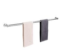 ISCBAFYX Porte-Serviettes Long à vis, Porte-Serviettes de Montage 100 cm, cm, 120 cm, Barre à Serviettes en Acier Inoxydable brossé pour Salle de Bain, Cuisine, torchons, Cintre à Tige Unique (Taille