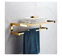 ISCBAFYX Porte-Serviettes Porte-Serviettes Mural en Laiton Porte-Serviettes de Salle de Bain Porte-Serviettes de Cuisine Cintre pour Torchons/Bain/A (Loup Gris de Bain)